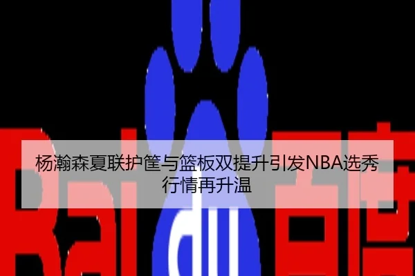 杨瀚森夏联护筐与篮板双提升引发NBA选秀行情再升温